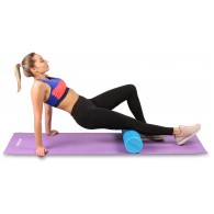 Ролик массажный для йоги INDIGO Foam roll IN045 30*15 см Фиолетовый